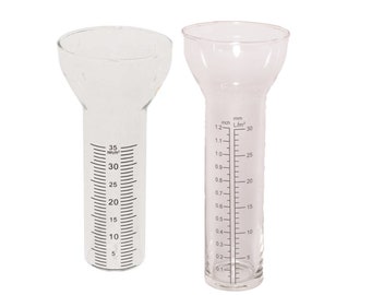 Ersatzglas Regenmesser Glaszylinder Kolbendurchmesser 4,5cm oder 4,7 cm