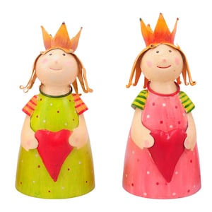 Koda Zaunhocker Schutzengel Türkis - 17cm Metalldeko Mit 'Herzlichen Glückwunsch' Schild