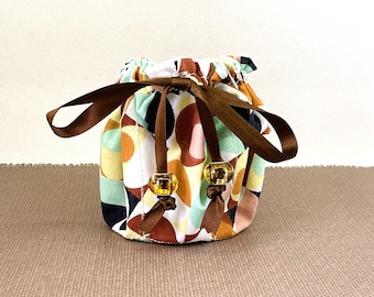 Sunflower & Green Gingham Scrunchie Set – Handmade Cotton Hair