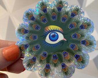 Peacock Eye Sticker