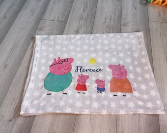 Peppa pig fleece blanket hotsell