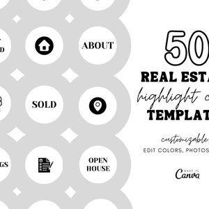 Copertine in evidenza per immobili, Copertine in evidenza bianche, Icone immobiliari, In evidenza di Instagram, Marketing per agenti immobiliari, Instagram per agenti immobiliari