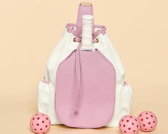 Colorful Pickleball Bag Sling Backpack - Paddle Sports Bag Gift for Athletes