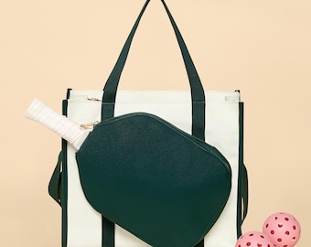 Vibrant Pickleball Bag - Stylish & Adjustable Paddle Sports Convertible Tote Shoulder Bag