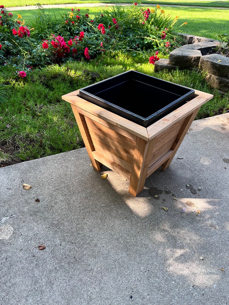 Cedar Planter Boxes Etsy