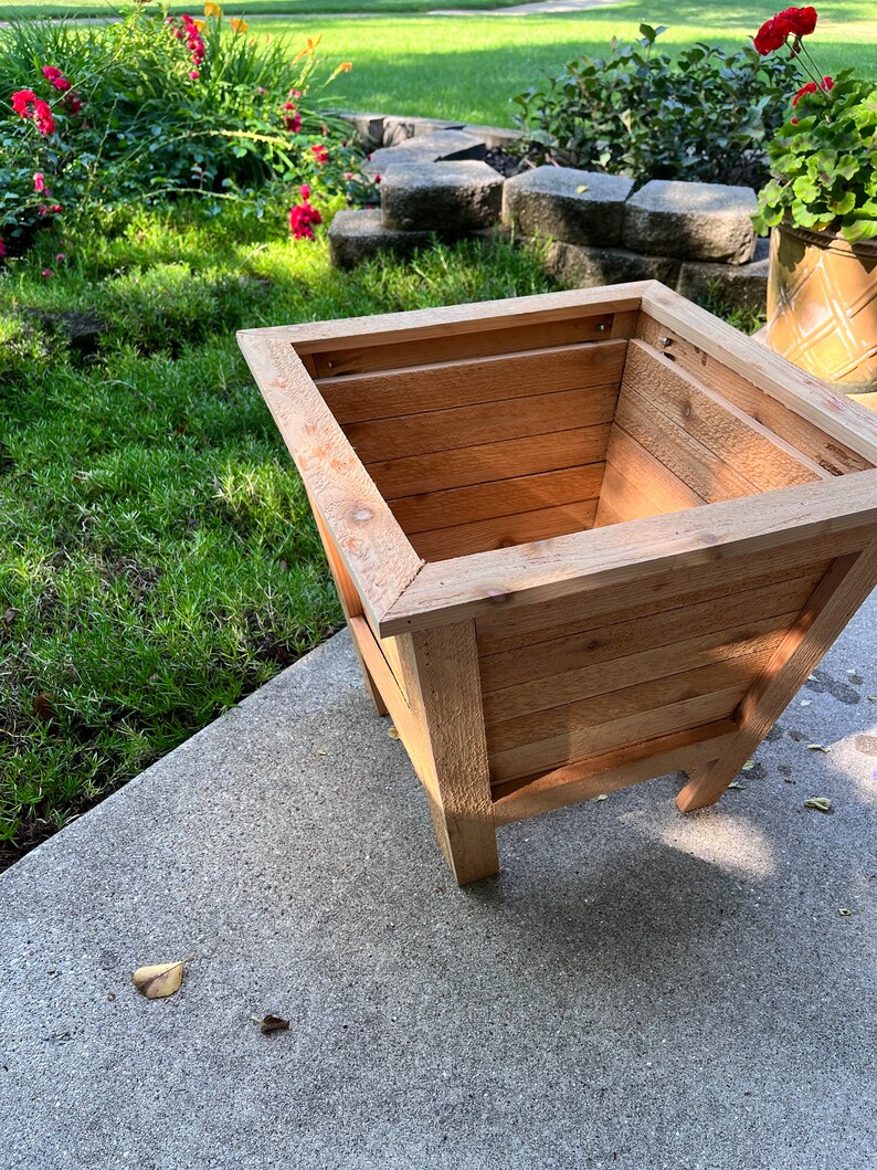 Cedar Planter Boxes Etsy