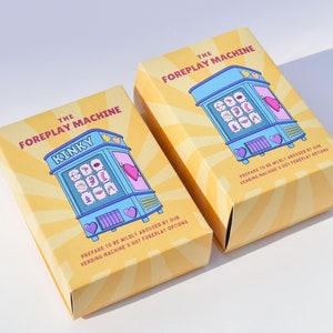 Foreplay Machine - Sex Cards - Sex Game - Relationship Game - Sex Positions Cards - Foreplay Game for Couples - Kinky Sex Game - Mature