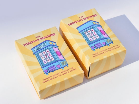 Foreplay Machine - Sex Cards - Sex Game - Relationship Game - Sex Positions Cards - Foreplay Game for Couples - Kinky Sex Game - Mature