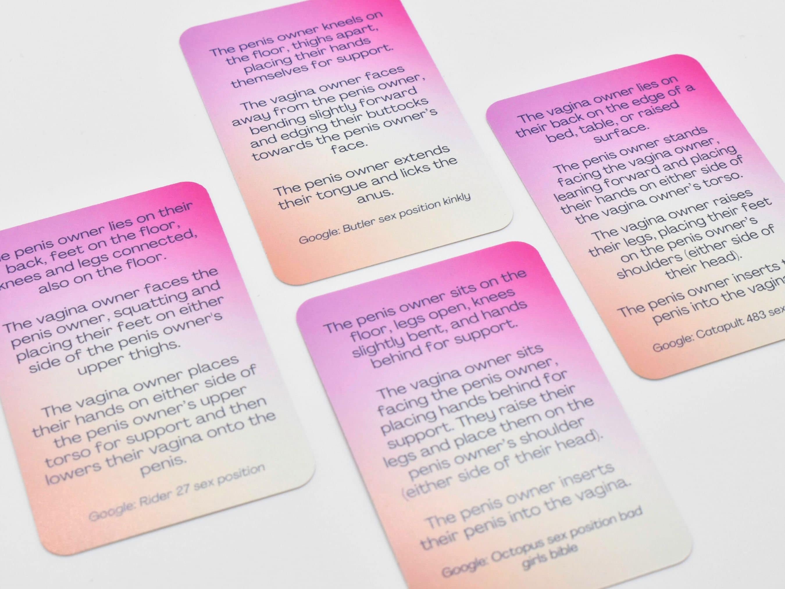 Sex Combo Cards - Sex Cards - Sex Game - Sexy Game - Relationship Game - Sex Gift - Sex Positions Cards - Mature