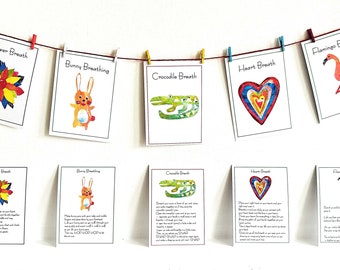Mindfulness Breathing Cards for Kids – Calm Corner Tools (Digital Download)