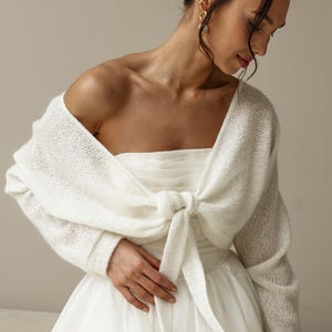 Bridal cardigan, bridal sweater, pullover for bride, bridal jacket, coat for wedding, bridal cover up, modern bridal top, bridal separates