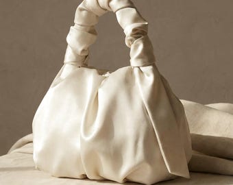 Wedding Bag Satin Bride Purse Evening Clutch Bridal Shower Gift