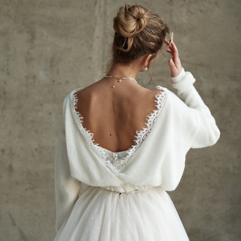 Wedding Sweater Etsy