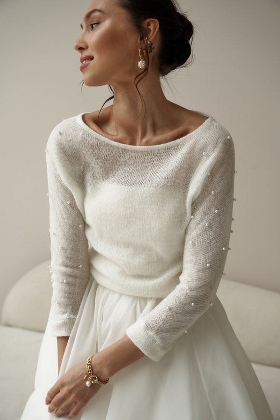 Bridal sweater discount