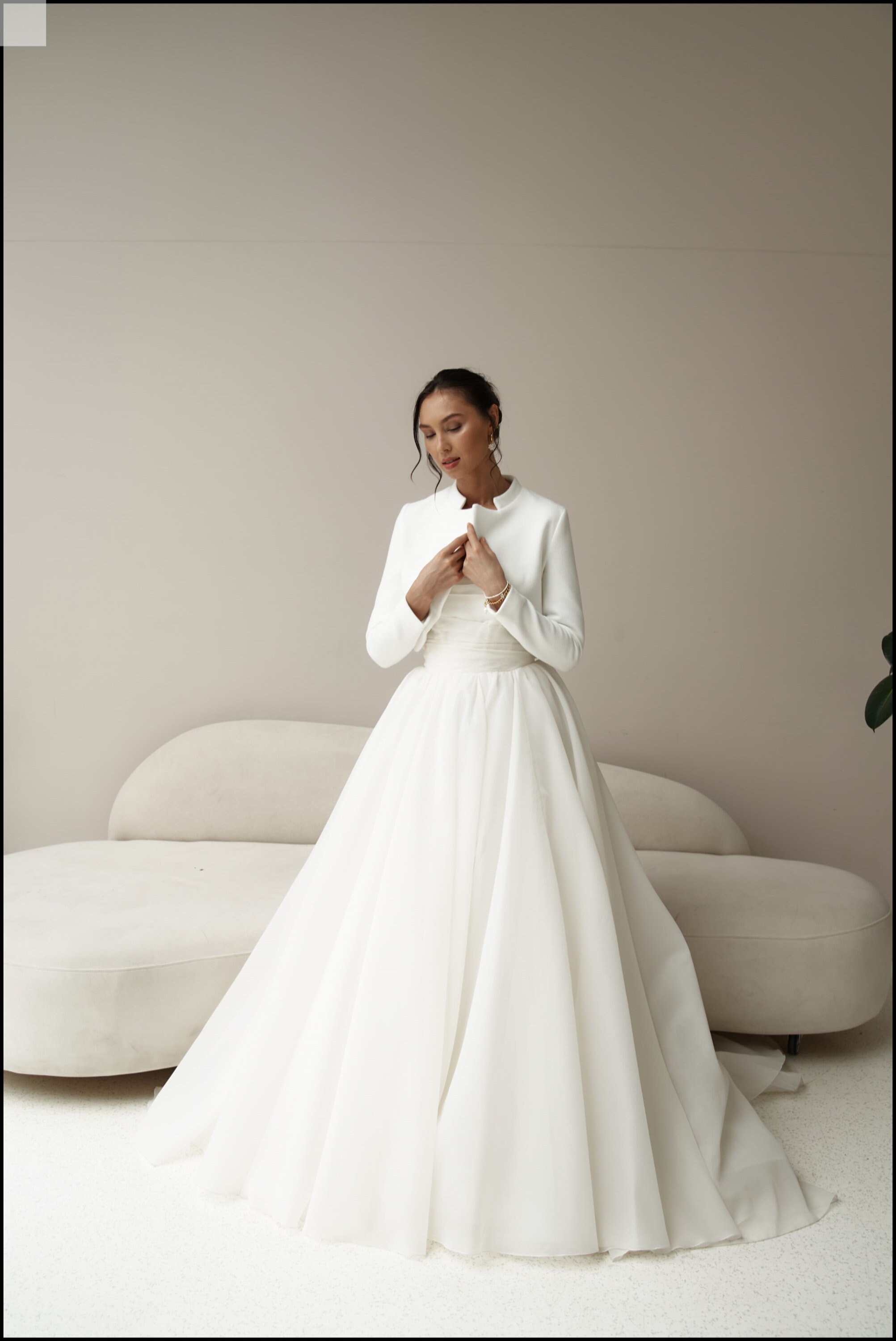 Bridal Jacket Bridal Coat White Jacket for Bride Wedding - Etsy