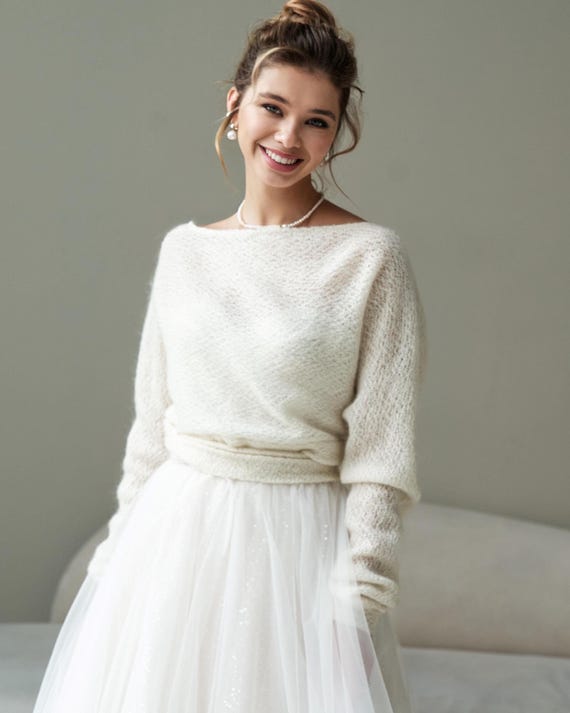 shrug sweater for dresses Women's 3/4 Sleeve Cardigans Elegant Crochet Open Front Cropped Sweaters Knit Shrug Sweaters Bolero Ginkgo 2XL Add a touch of elegance to your outfit with this Womens Ballerina Shrug Soft Knit Sweater in a soft The Shrug Sweater Is Becoming