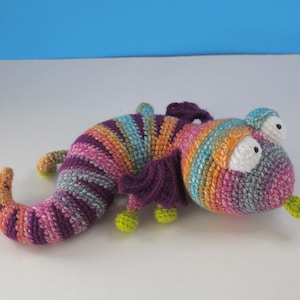 Amigurumi Crochet Lizard | Lizard Stuffed Animal