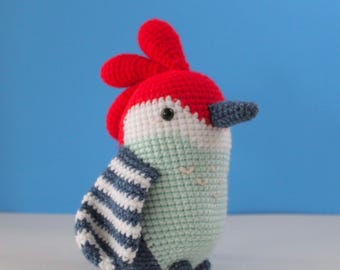 Crochet animal | Kevin the woodpecker
