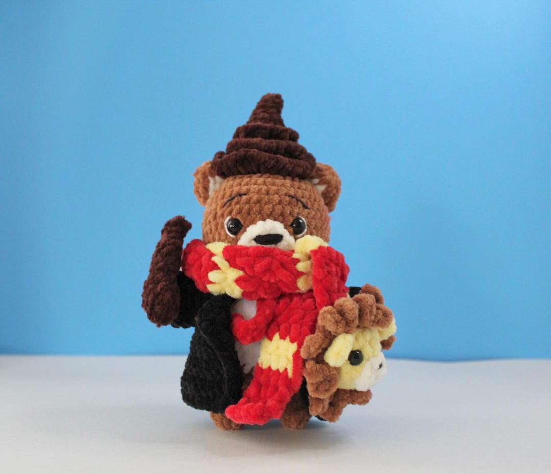 Crochet Wizard Bear | Amigurumi Teddy Bear - Etsy