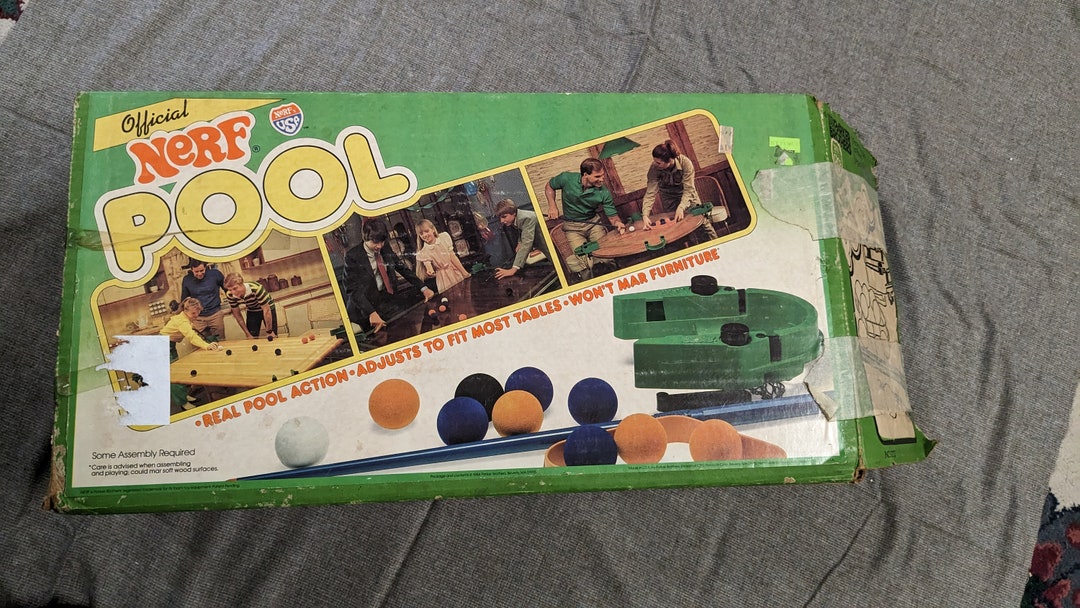 1980s Nerf Table Top Pool Game - Etsy