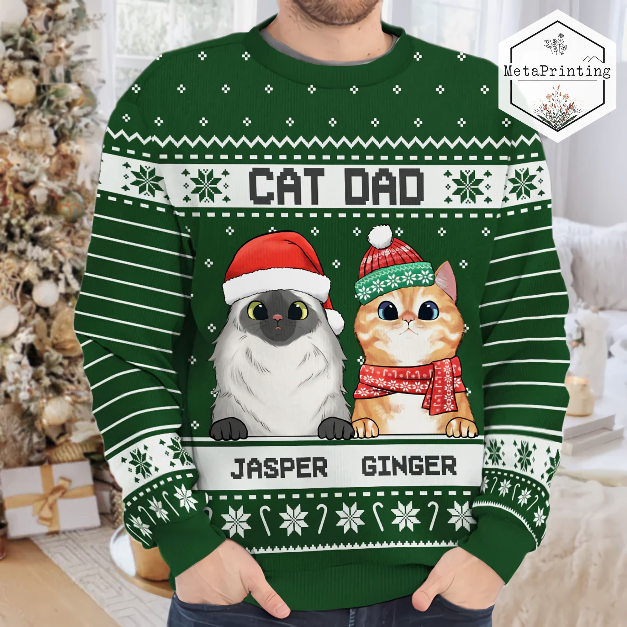 Cat Dad Sweaters
 Cat Mom Cat Dad Sweater sold by Jango Fettindiakirundi