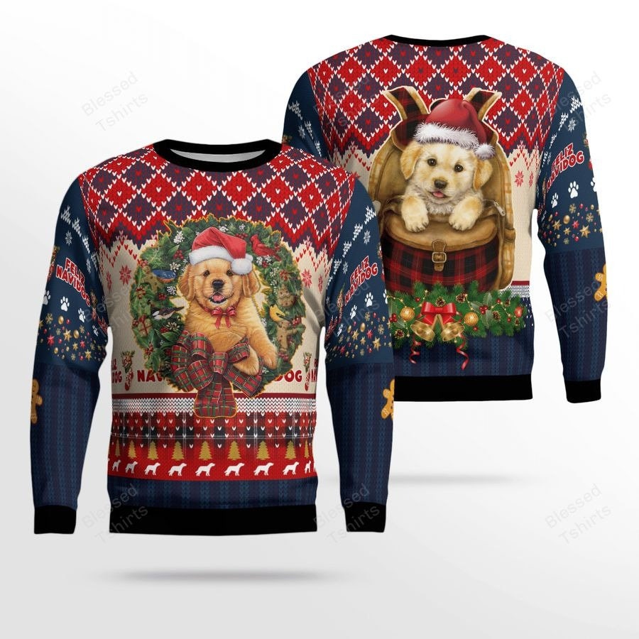 Golden retriever hotsell ugly christmas sweater