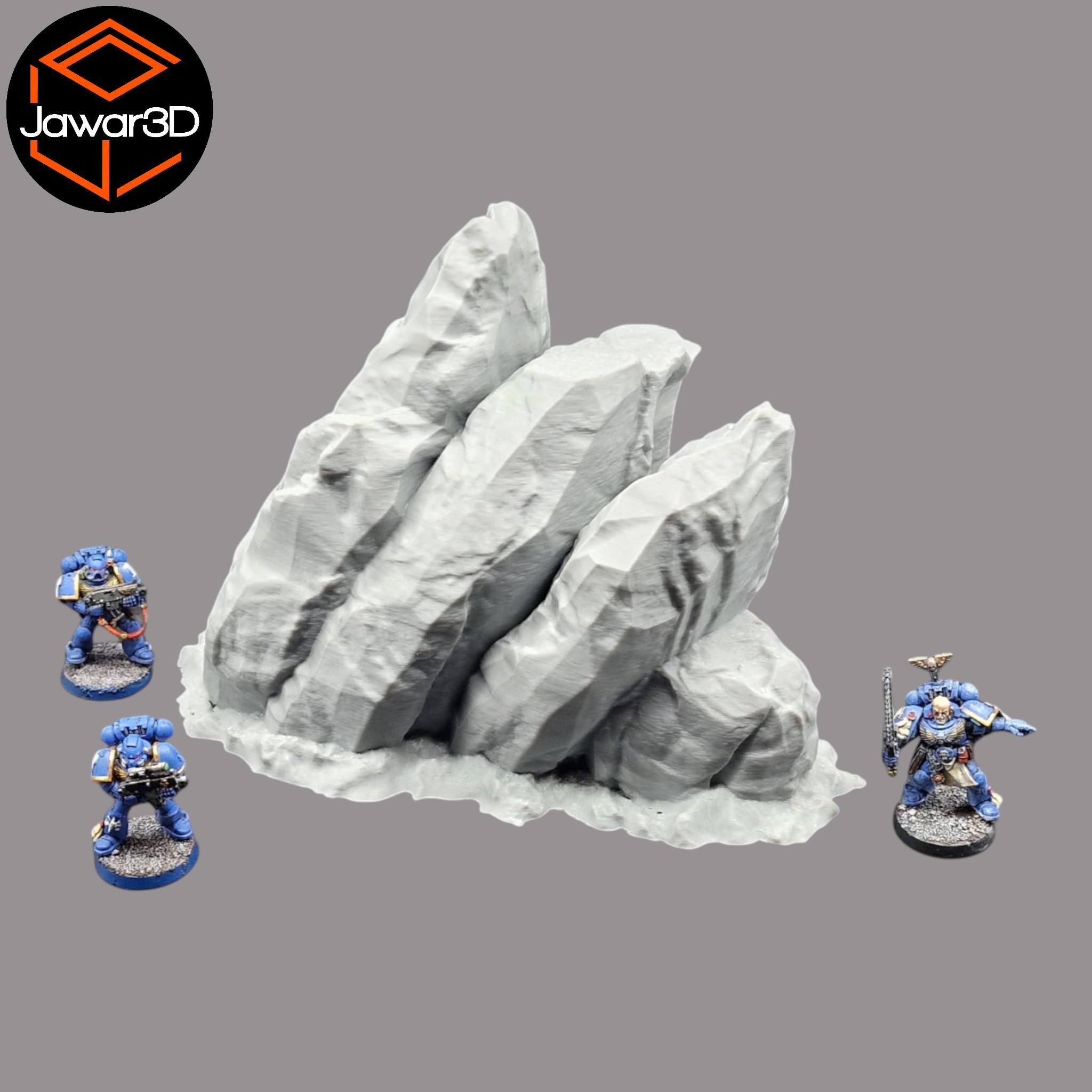 Irix Rock - 28mm Grimdark Wargaming Scatter Terrain Scenery Tabletop Miniature