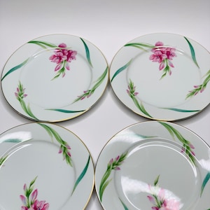Mid-Century Noritake Nippon Toki Kaisha Salad Plate 7 1/2&quot; . Set of 4.