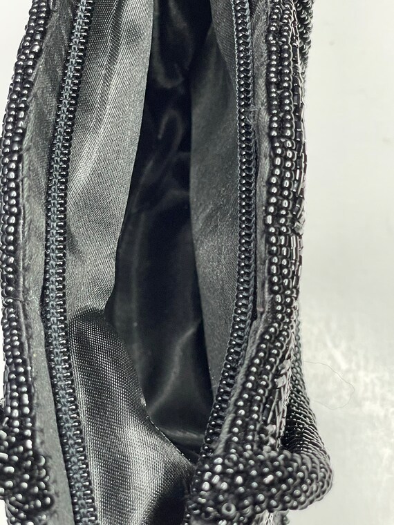 Beaded Black Purse. Beaded Handbag. - image 5
