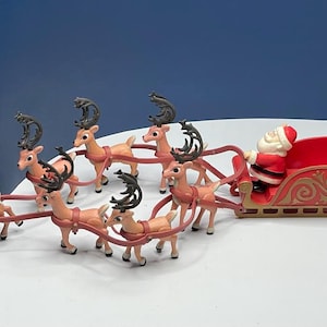 Memory Lane Santa Sleigh - Etsy
