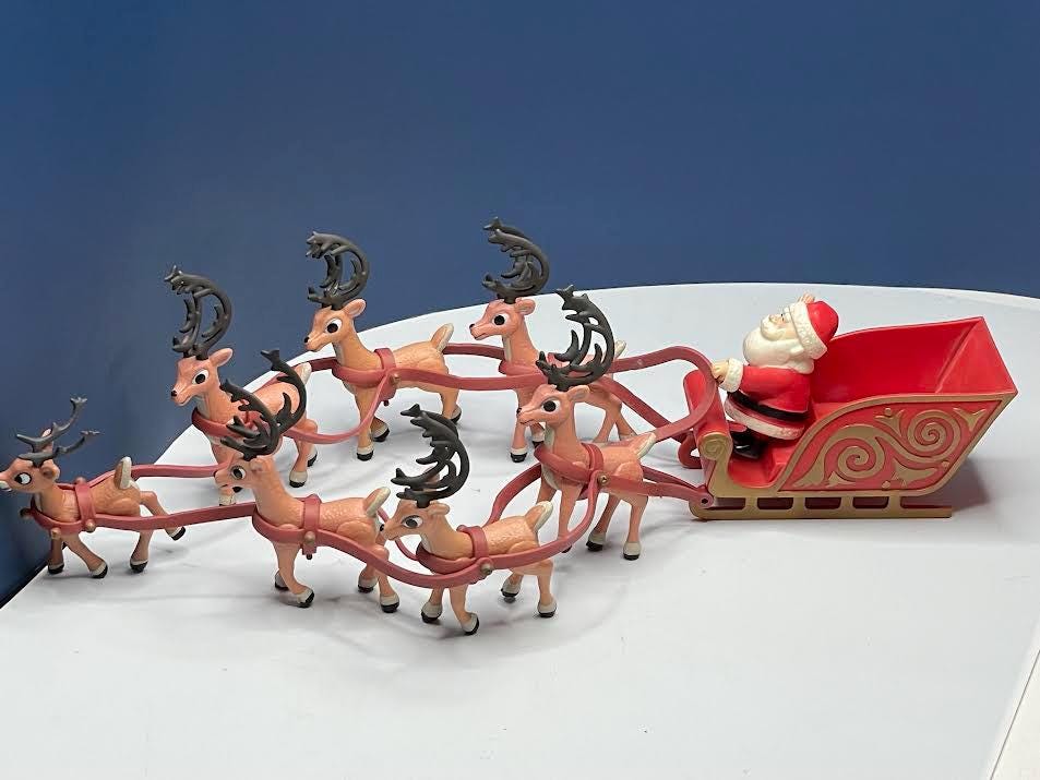 Memory Lane Santa Sleigh - Etsy
