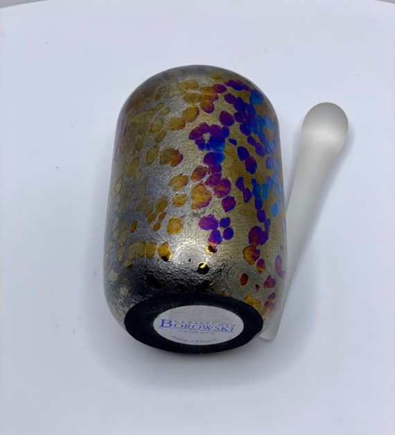 1960's Iridescence Art Glass Perfume  Bottle by G… - image 5