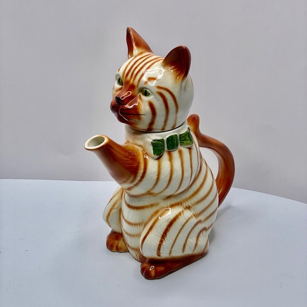 Cat Teapot Etsy