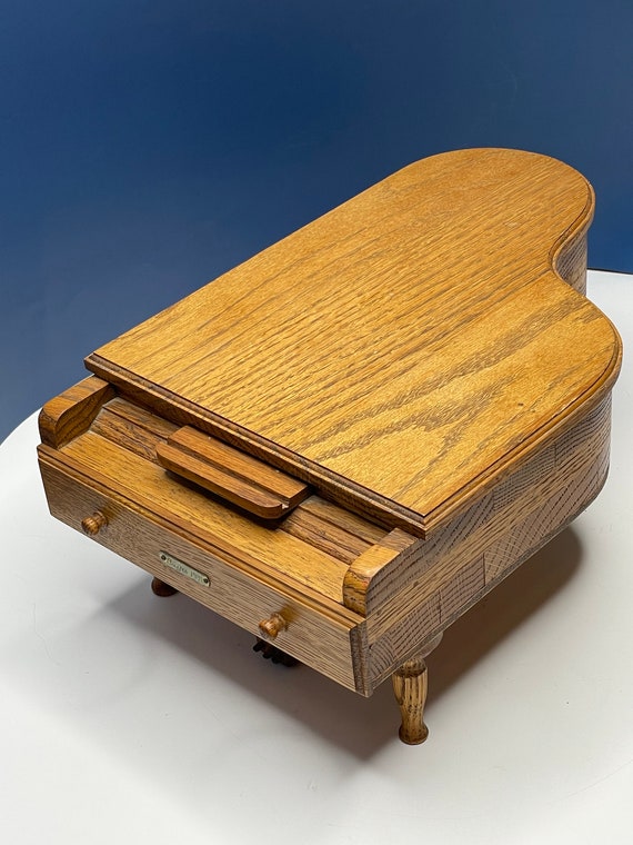 Beautiful Musical Box Wood Wooden Grand Piano Musi