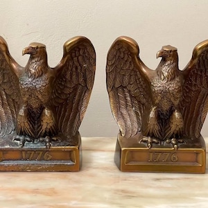 1776 Eagle Book Ends - Etsy