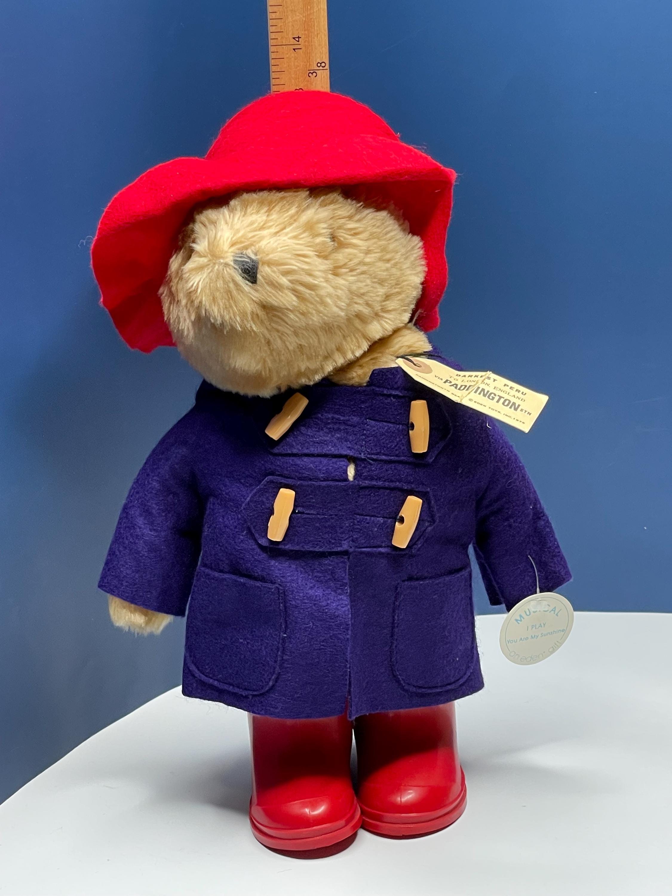 Paddington MUSICAL Bear Eden Toys Original Boots and Outfit 1972