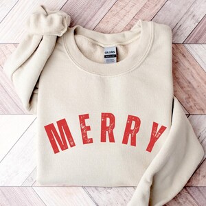 Felpa di Natale / Felpa di Buon Natale / Maglietta di Natale per donna / Girocollo di Natale / Maglione delle feste / Regalo di Natale
