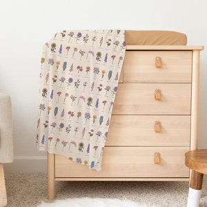 Vintage Floral Swaddle-Decke | Baby-Dusche-Geschenk | Baby Mädchen Kinderzimmer | Baby Mädchen Decke | Neugeborenen Swaddle Decke | Cottagecore Decke