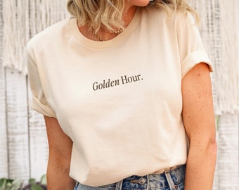 Photographer Shirt | Golden Hour T-Shirt | Photographer Gift | Camera Shirt | Wedding Photographer