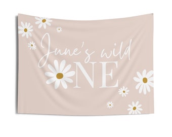 Wild One Birthday Decorations | Wildflower Birthday | First Birthday Sign | Wild One Birthday Party Girl