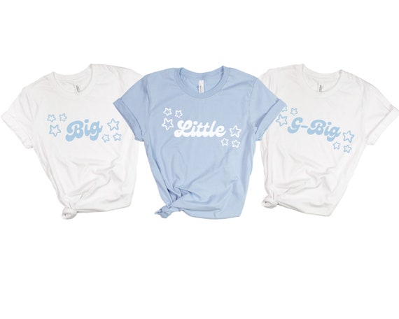 Big and Little Reveal Shirts | Matching Sorority Shirts | Big Little Shirts | Baby Blue Sorority Shirts | Big Little Sorority Shirts