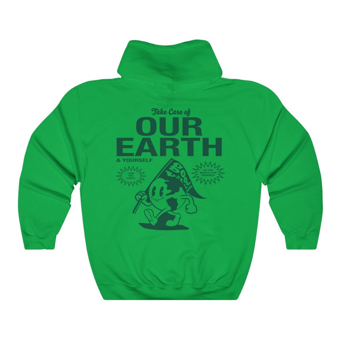 Take Care of Our Earth Hoodie Oversized Hoodie Trendy Etsy
