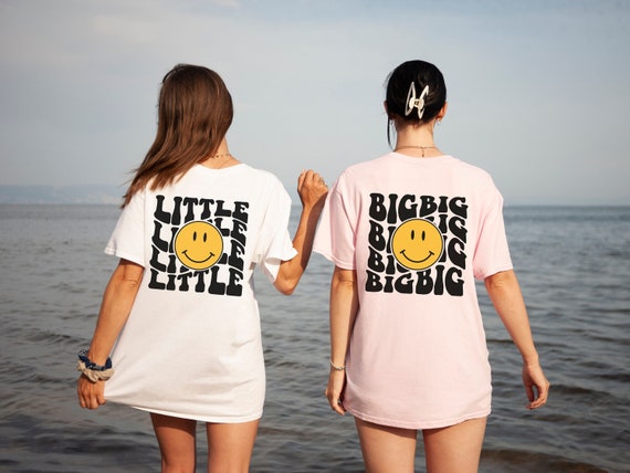 Big Little Sorority Shirts | Big Little Reveal Shirts | Matching Sorority Shirts | Oversized Back Design Sorority Shirt | Big Little Gift