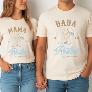 My First Rodeo Birthday Outfit | Matching Family Shirts | Blue Boy 1st Birthday Theme | Cowgirl Boots | Western Mommy and Me | Rodeo Dada