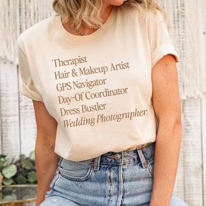 Wedding Photographer Shirt | Funny Photographer T-Shirt | Photographer Gift | Camera Shirt | Wedding Photographer