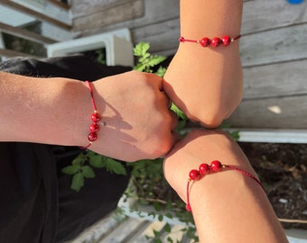 Cinnabar Red Rope Bracelet