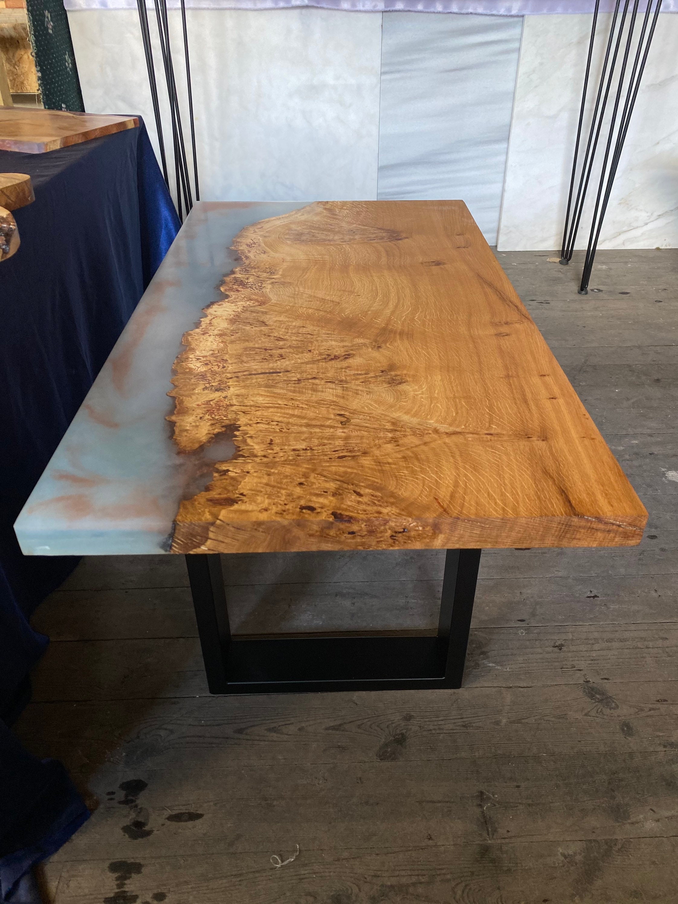 Burr Oak Table Etsy UK