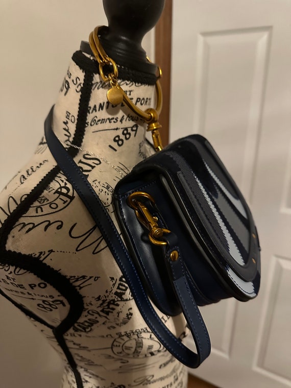 Navy store chloe bag