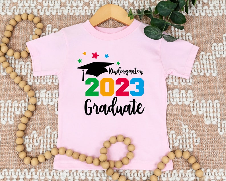 Custom Kindergarten 2023 Graduation Shirt Grad Matching 2023 - Etsy