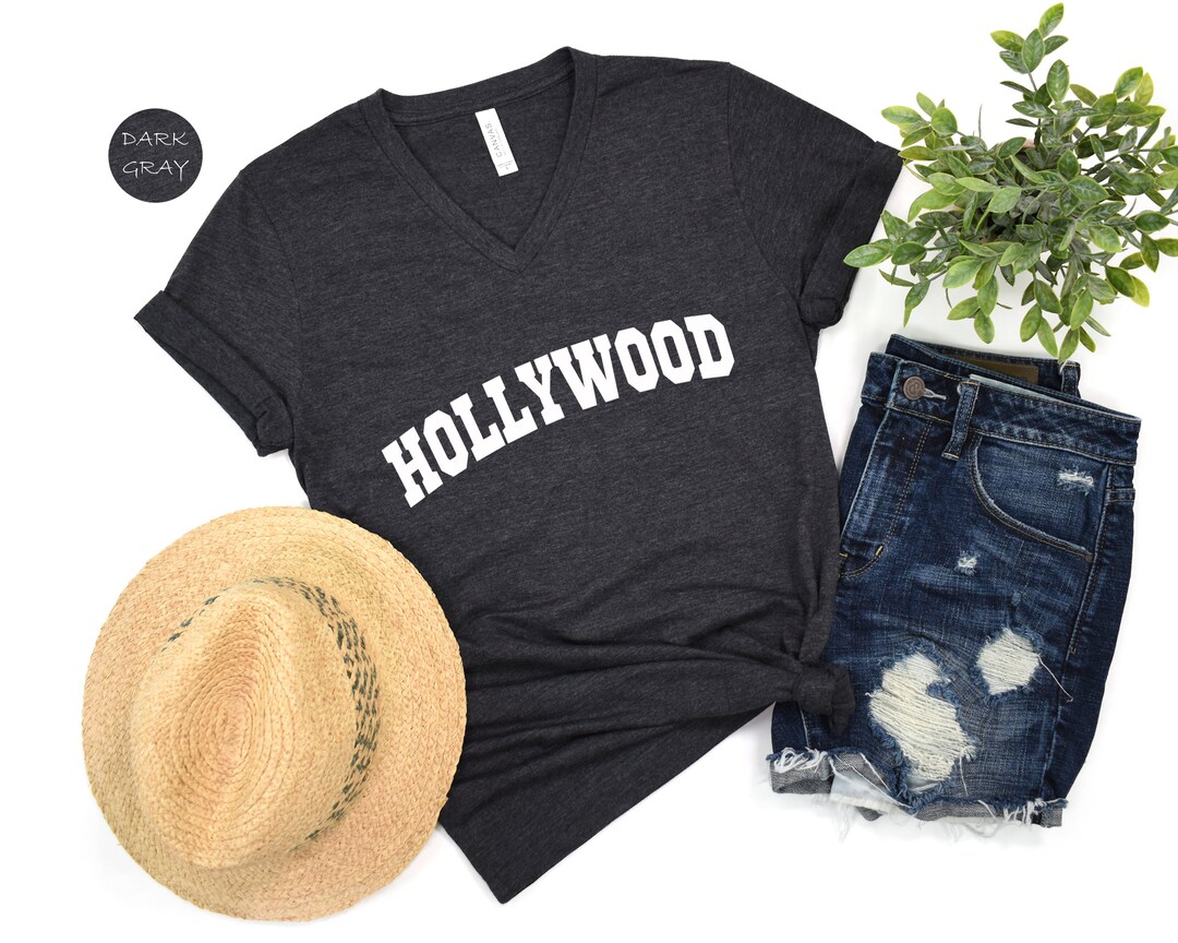 Hollywood Tshirts Hollywood Souvenir Sweatshirt Travel Etsy